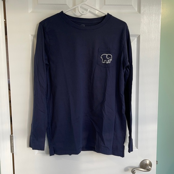 Ivory Ella lacrosse navy blue long sleeve shirt - Picture 1 of 4